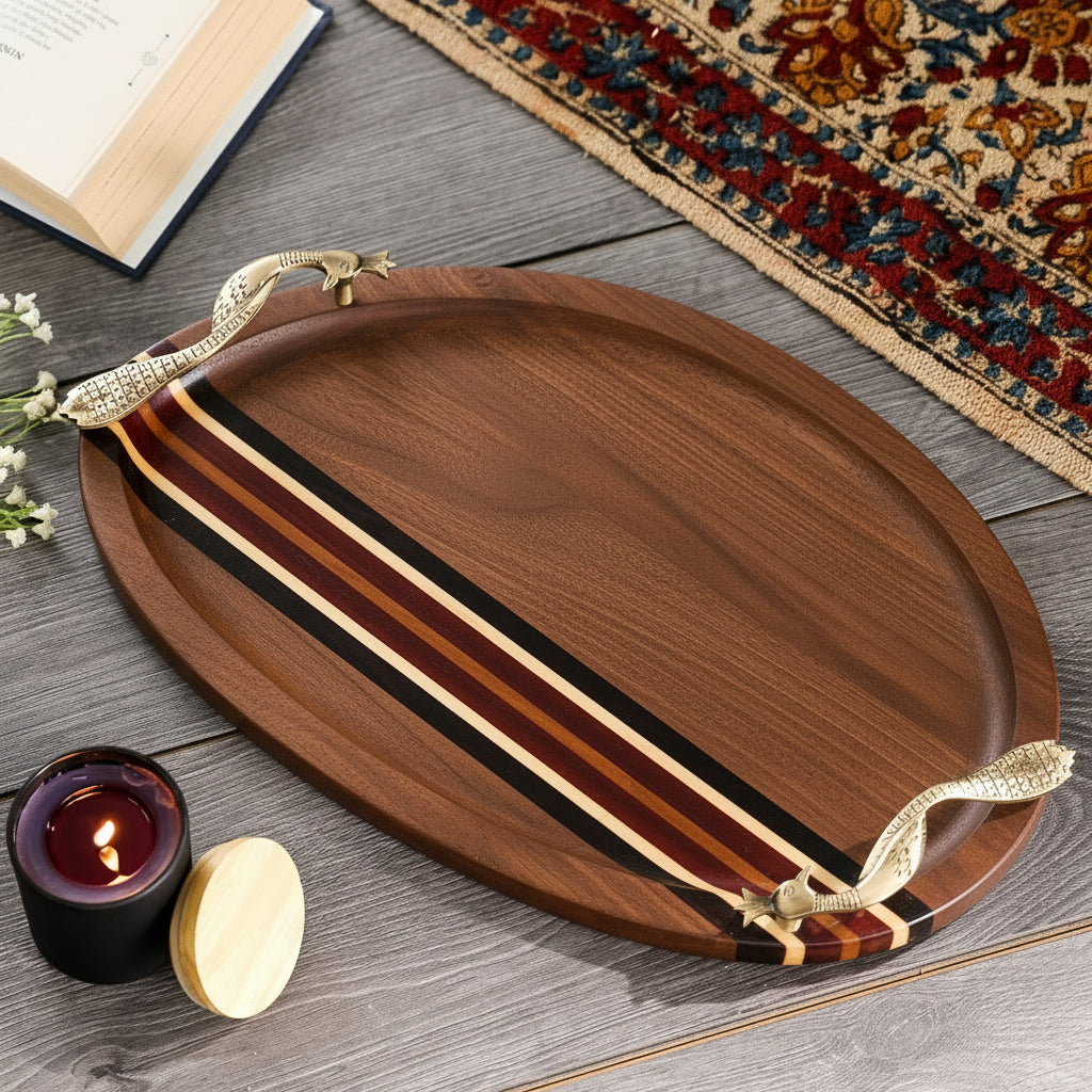 Mariner's Craft Wooden Serving Tray