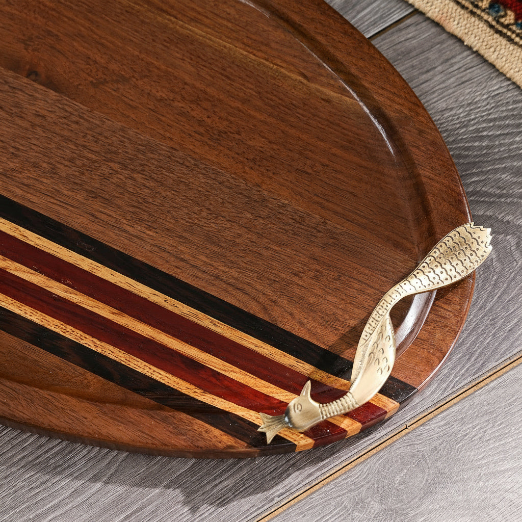 Mariner's Craft Wooden Serving Tray