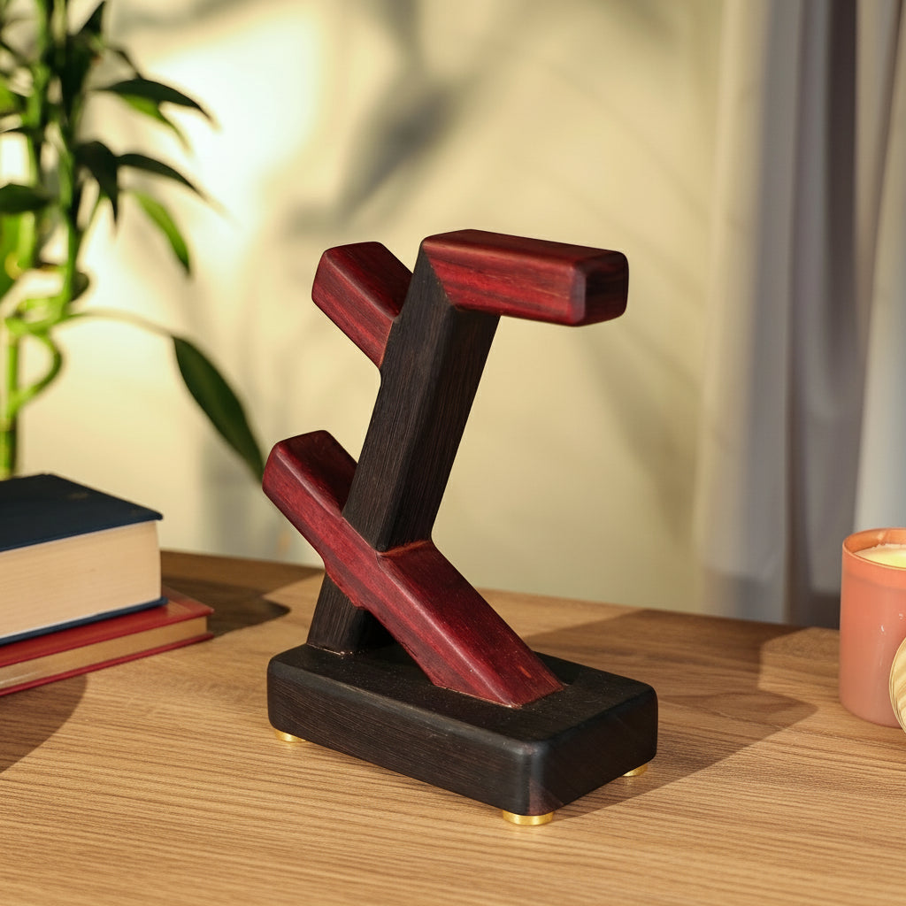 Wooden desk organizer