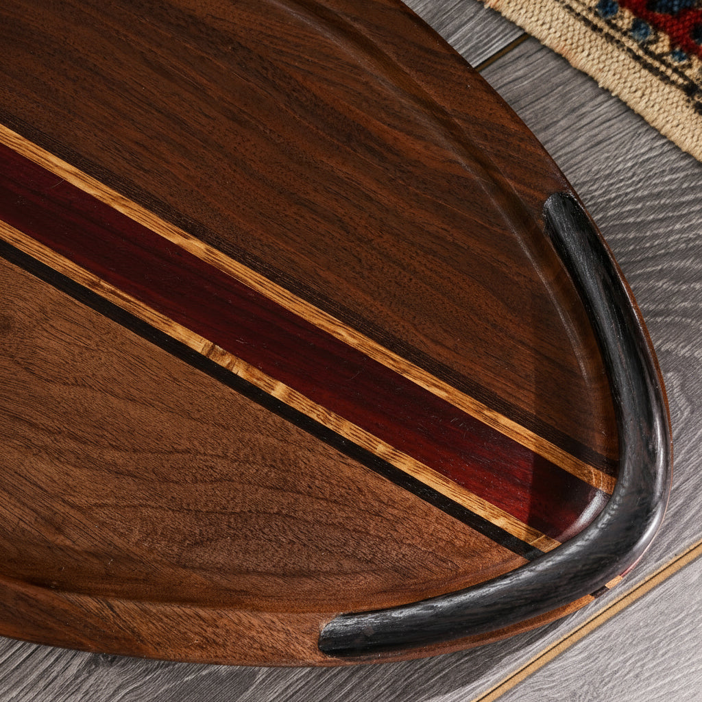 Harborline Collection Wooden Serving Tray