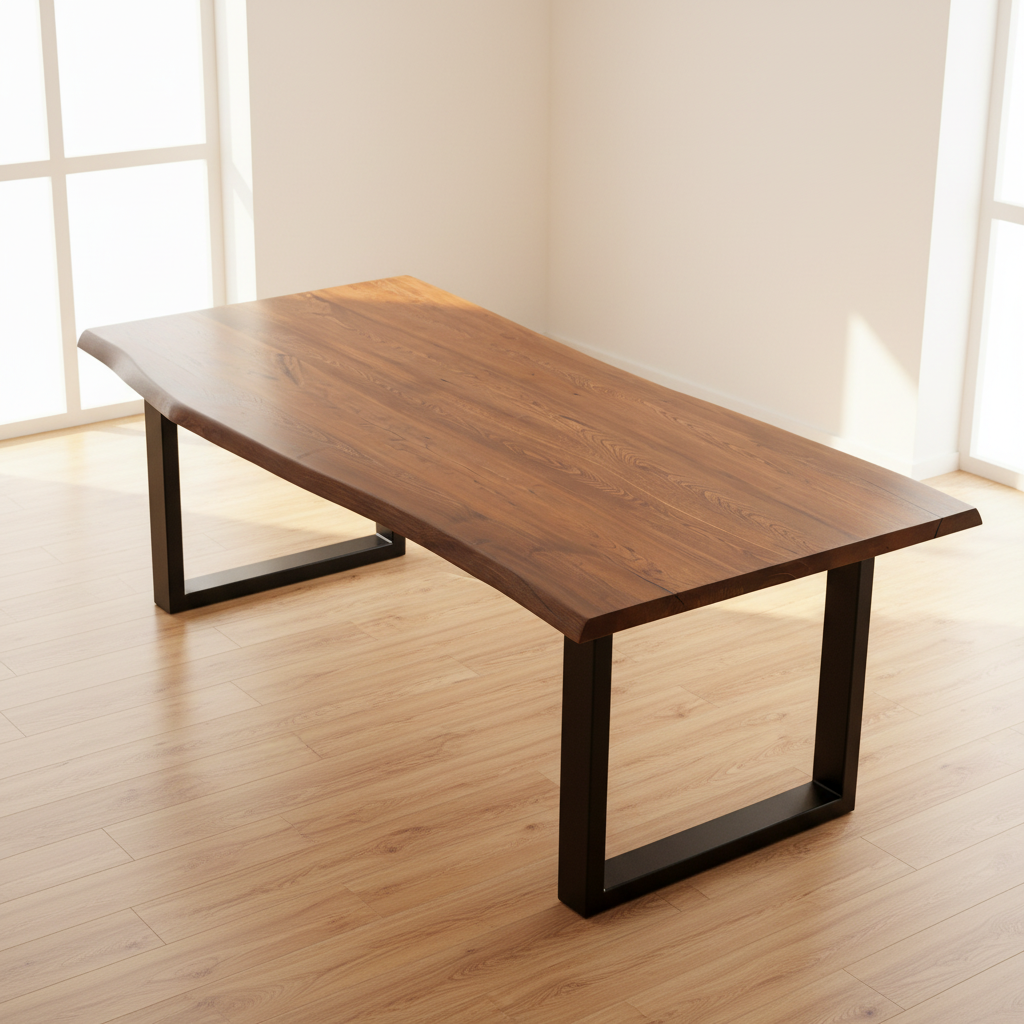 Wildgrain Elm Live Edge Dining Table