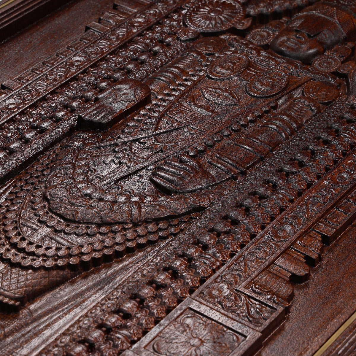 Lord Tirupati Balaji Solid Wood Wall Art