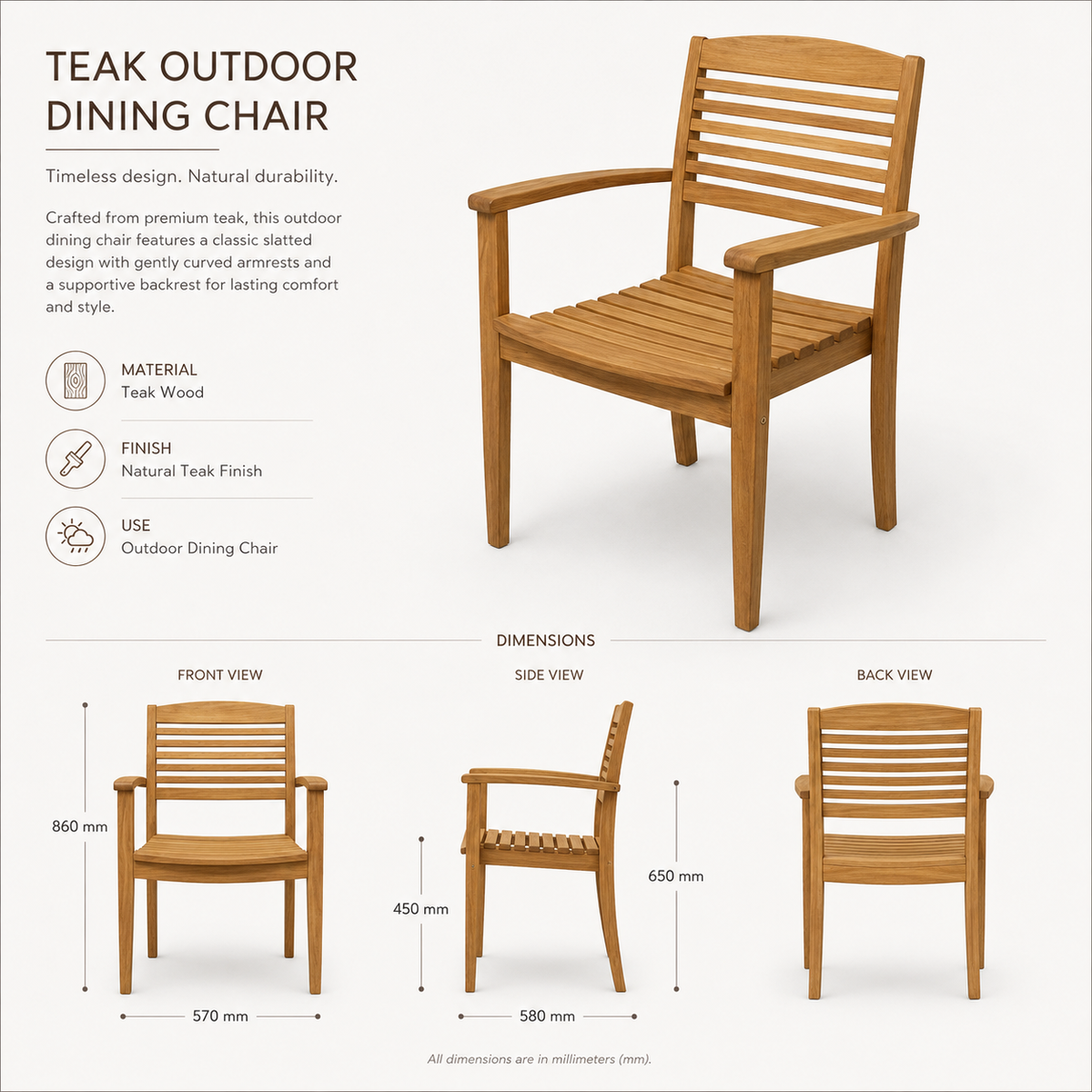 The Solara 7/6/3 Piece Teak Outdoor Dining Collection - Effortless Outdoor Living