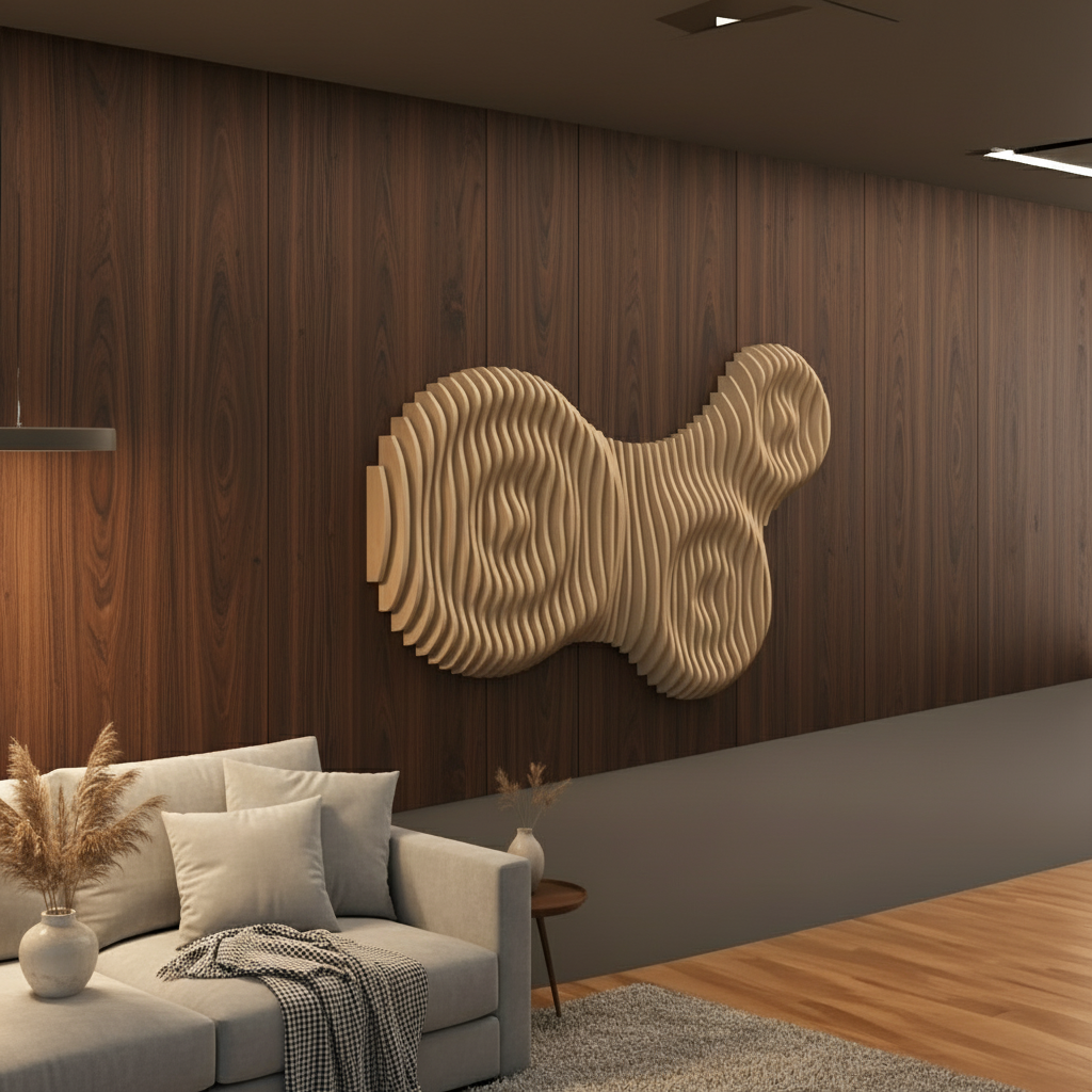 Trioval Flow Parametric Wall Art