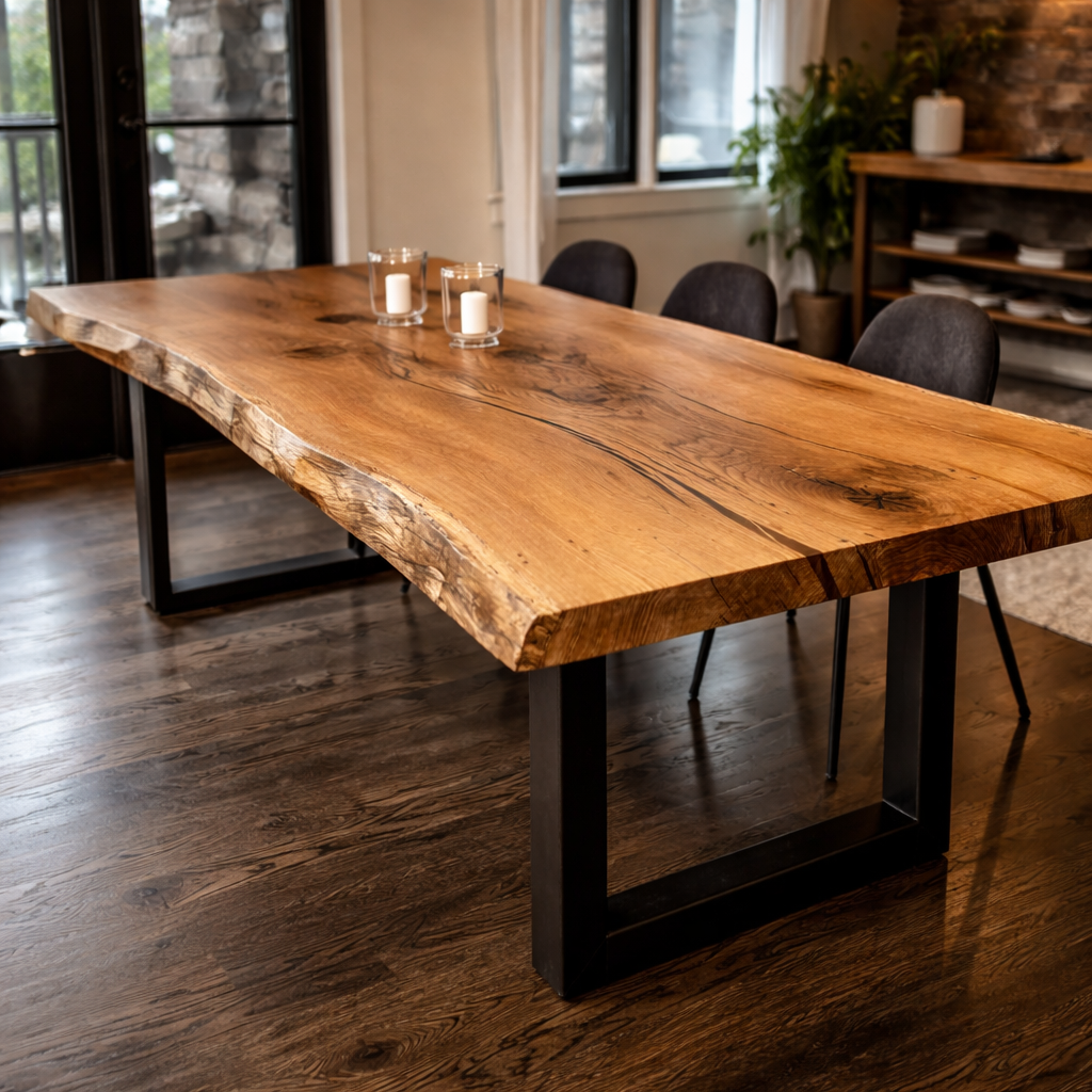TerraLive American Oak Dining Table