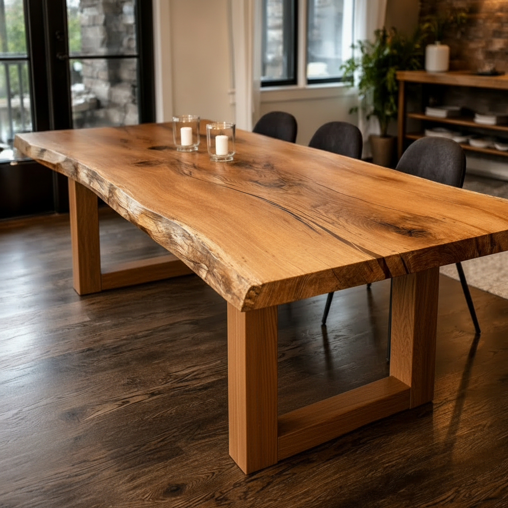 TerraLive American Oak Dining Table