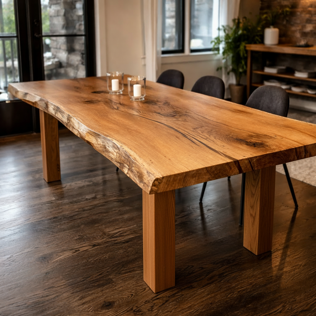 TerraLive American Oak Dining Table