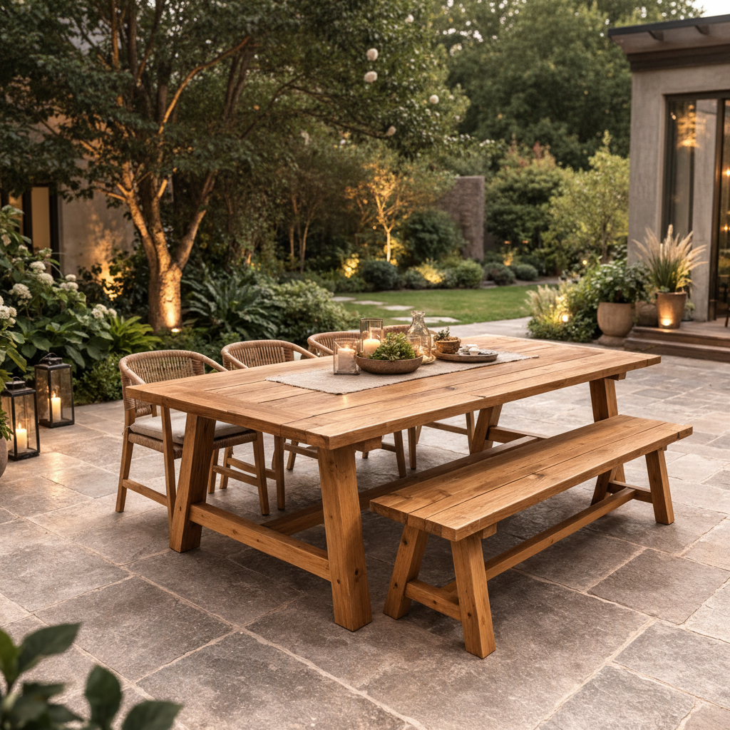 Sienna Grove Teak Outdoor Dining Table
