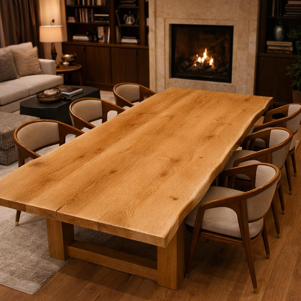TerraLive American Oak Dining Table