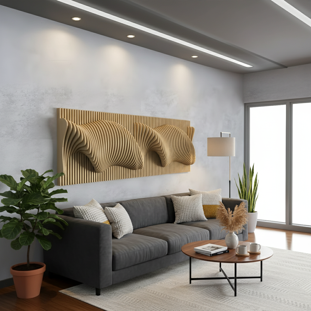Harmonic Symphony Parametric Wall Art