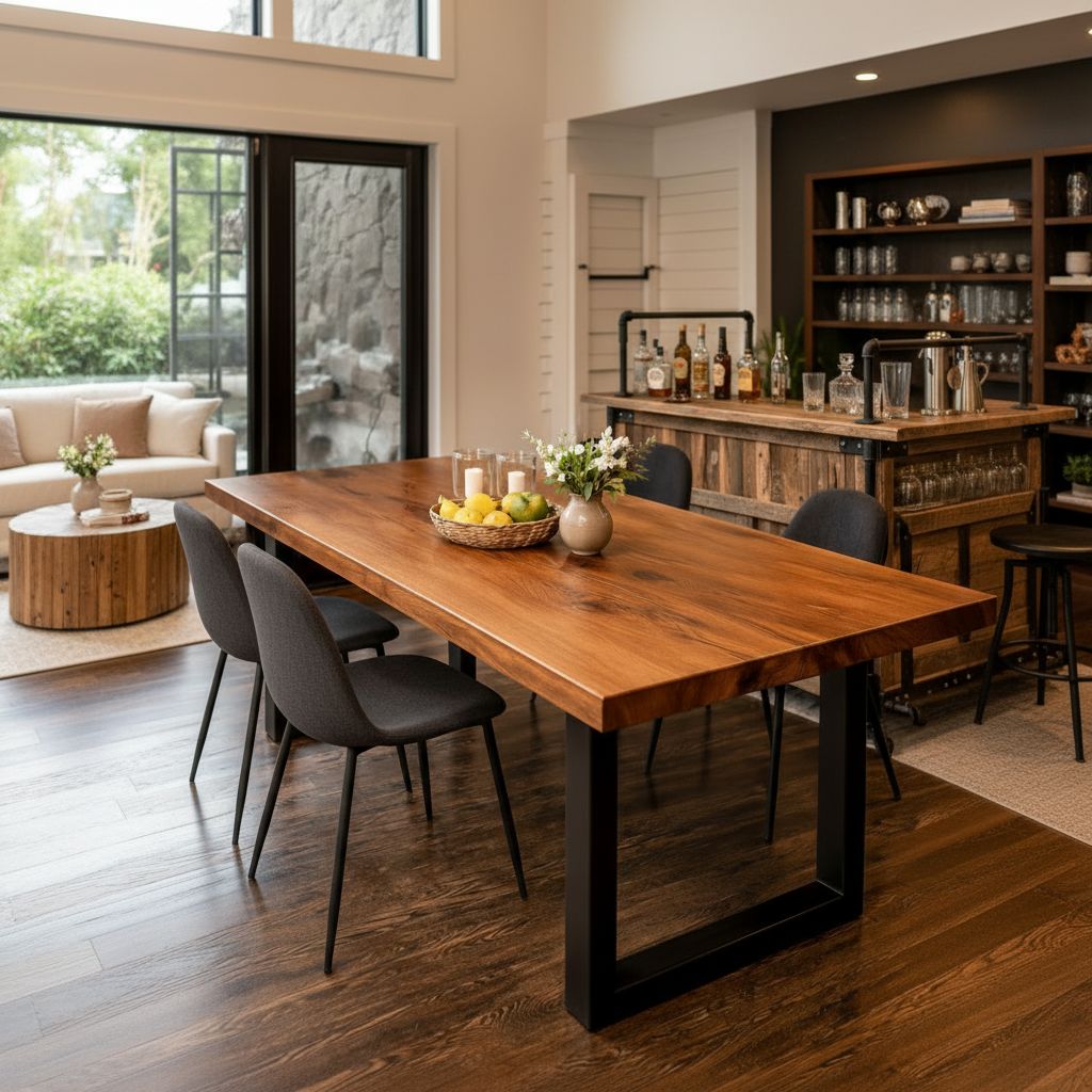 The Anchor Table - Solid American Oak Table