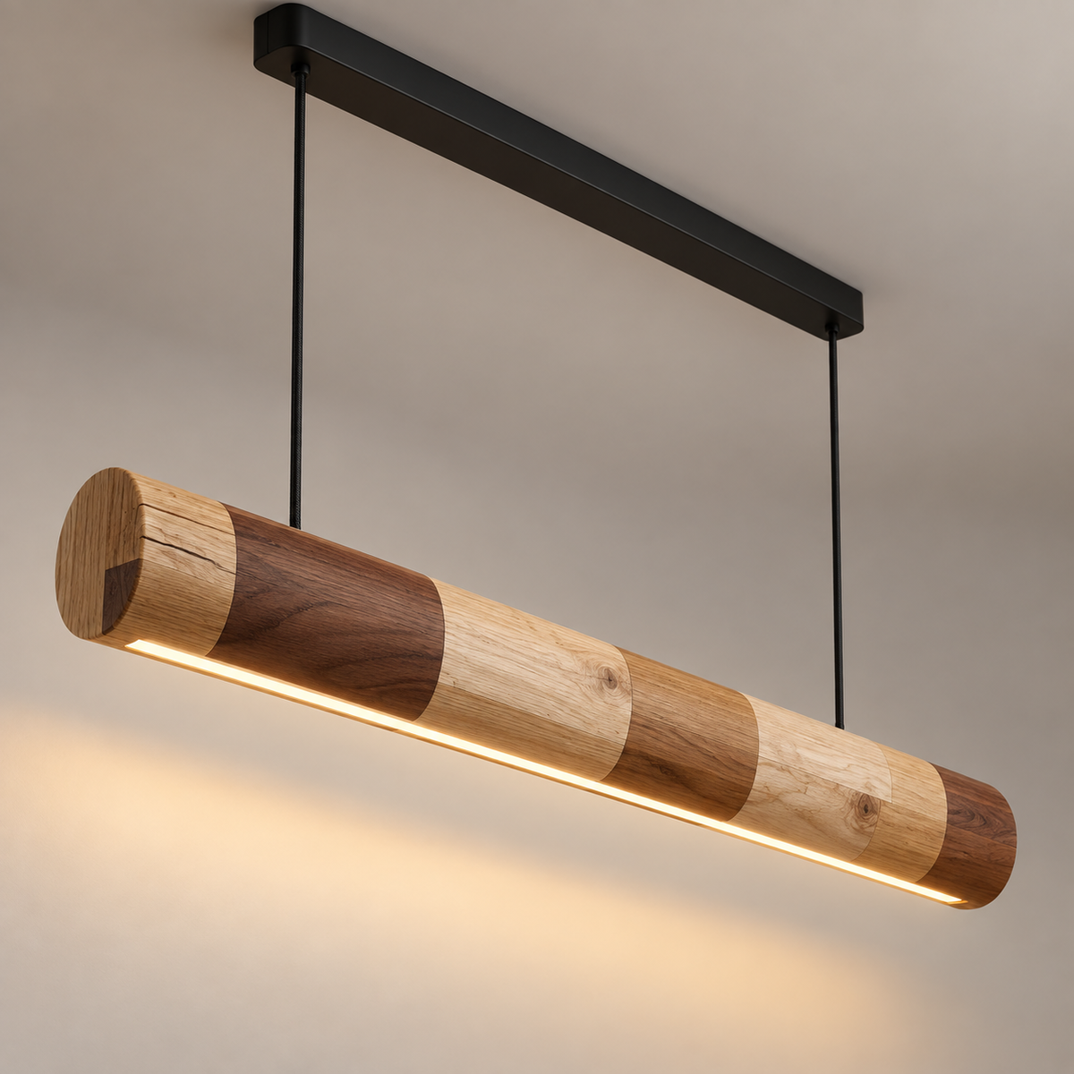Ligna Fusion Solid Wood LED Pendant Light