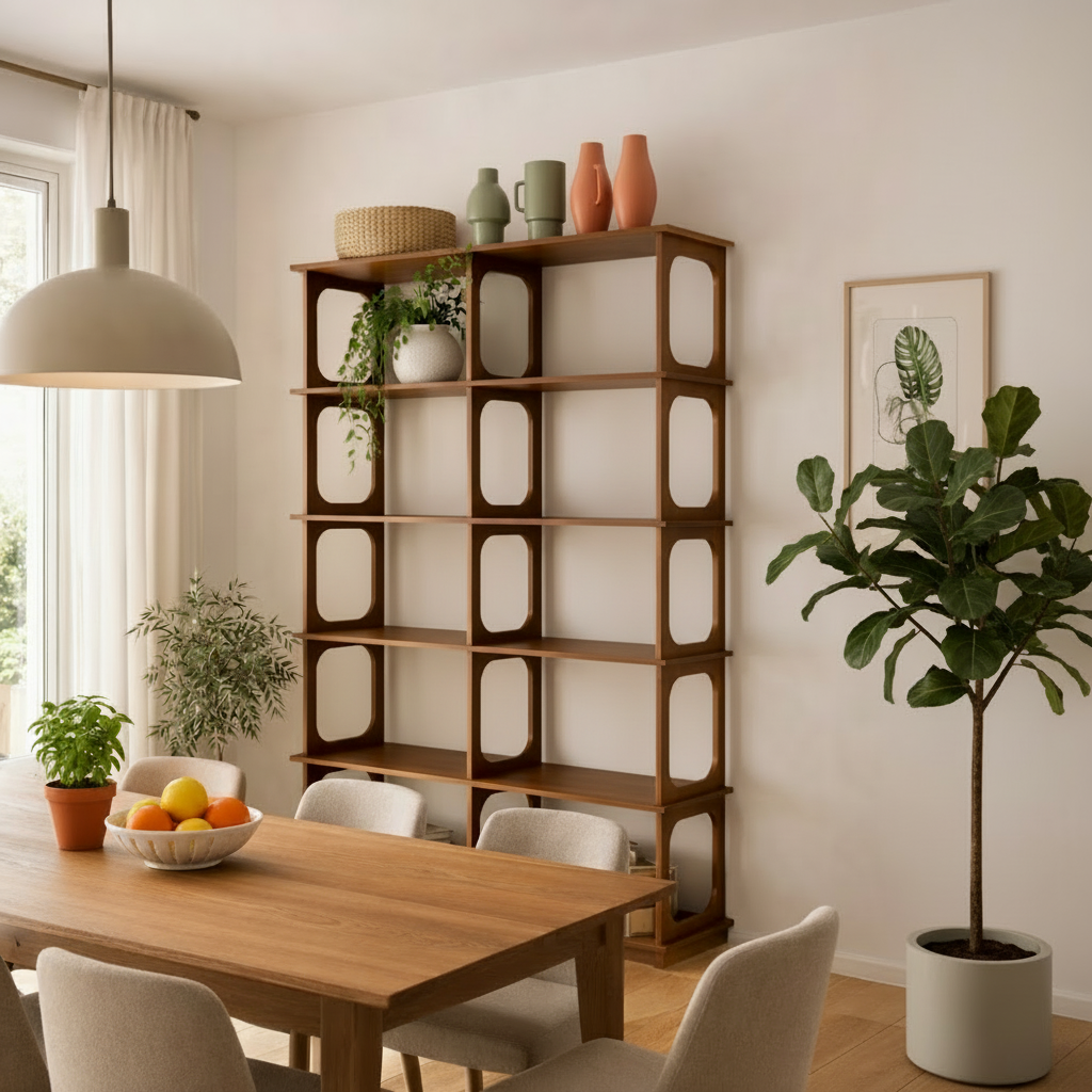 Haven Teak/Ash Wood Display Shelf