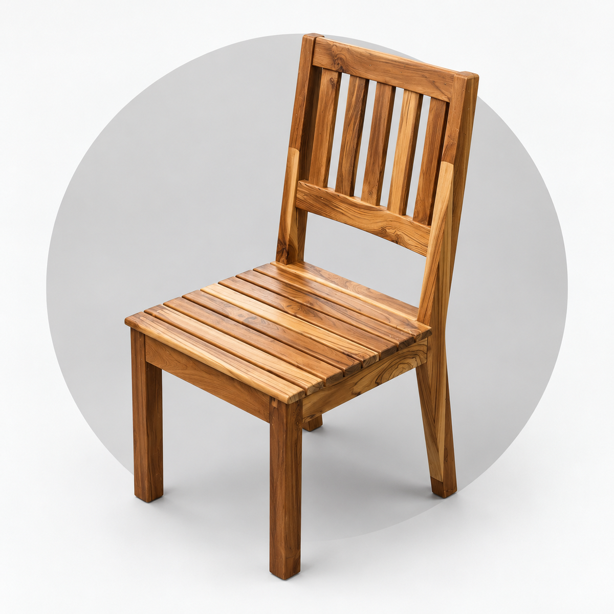 Solara Classic Solid Teak Outdoor Dining Chair - specifications