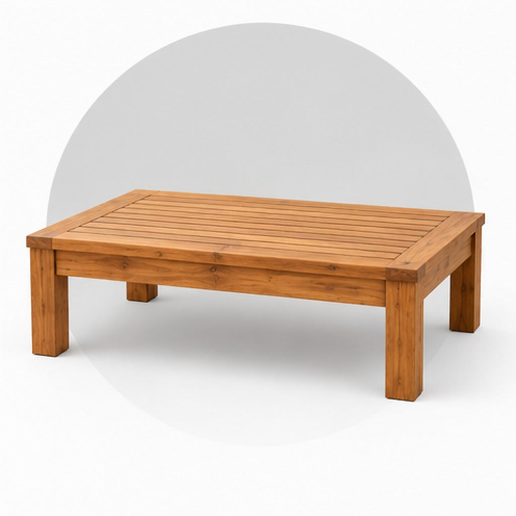 Solara Classic Solid Teak Outdoor Coffee Table - specifications