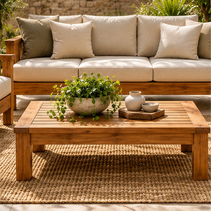 Solara Classic Solid Teak Outdoor Coffee Table